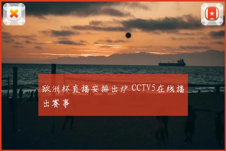 欧洲杯直播安排出炉 CCTV5在线播出赛事